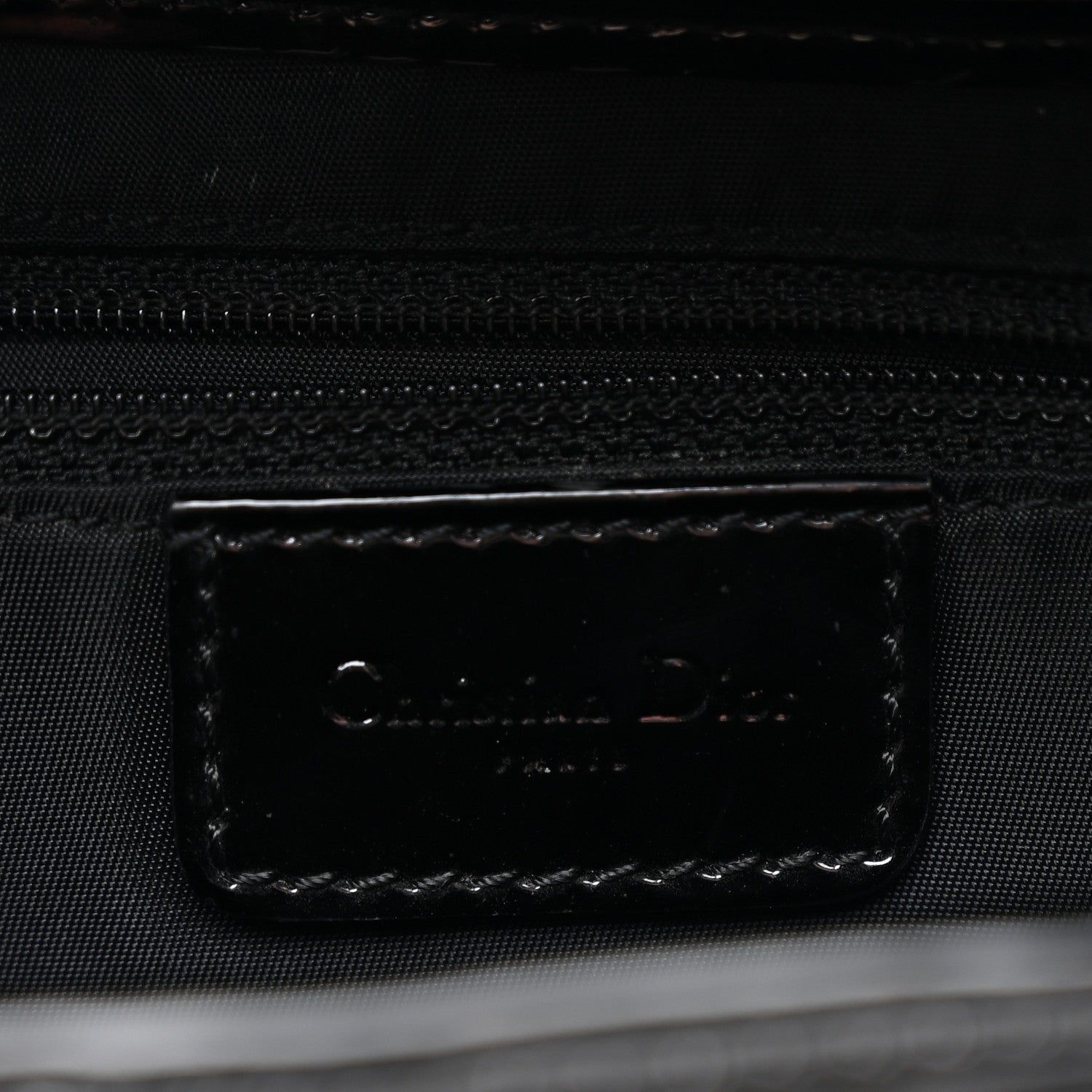 Christian Dior Monogram Saddle Bag Black 6 of 15