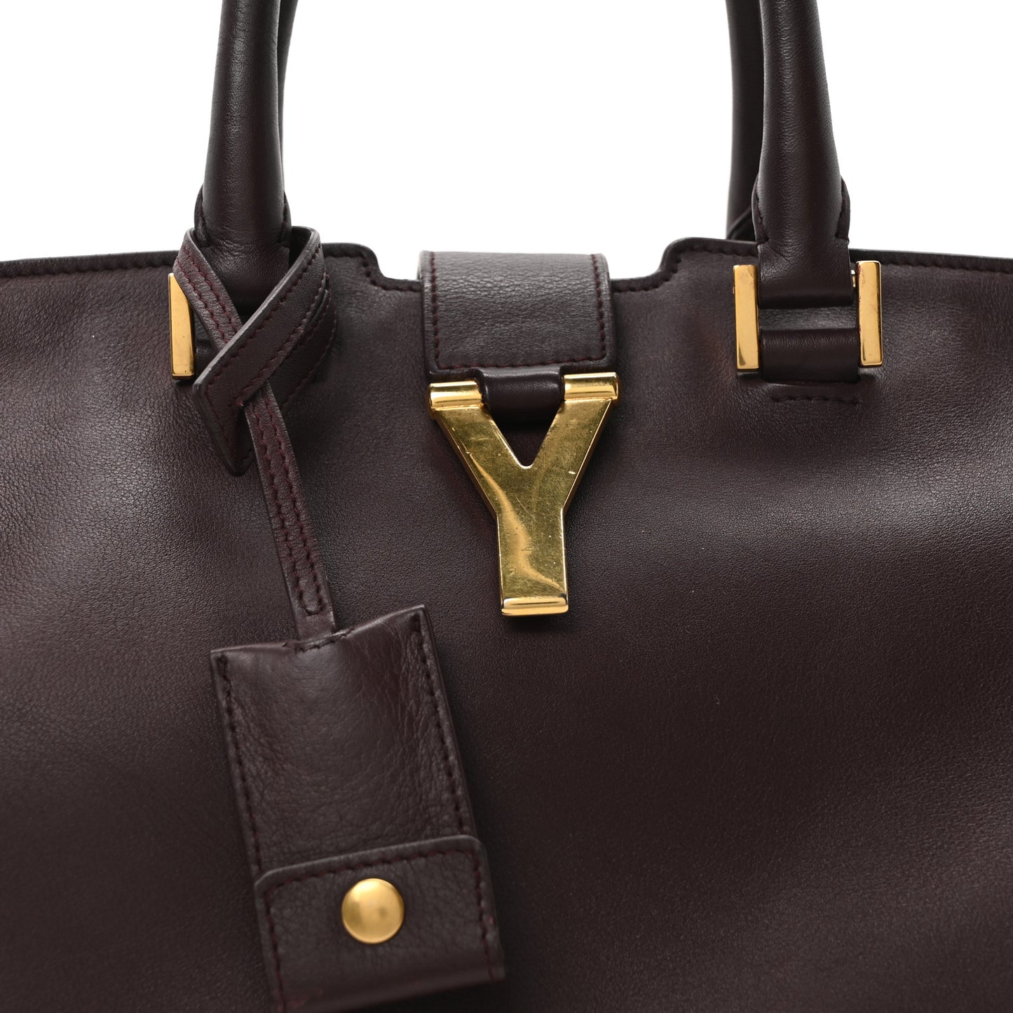 Calfskin Small Classic Y Cabas Bordeaux