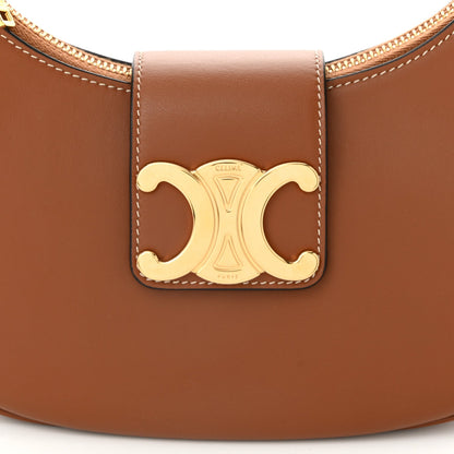Celine Smooth Calfskin Medium Strap Ava Triomphe Shoulder Bag Tan 8 of 10
