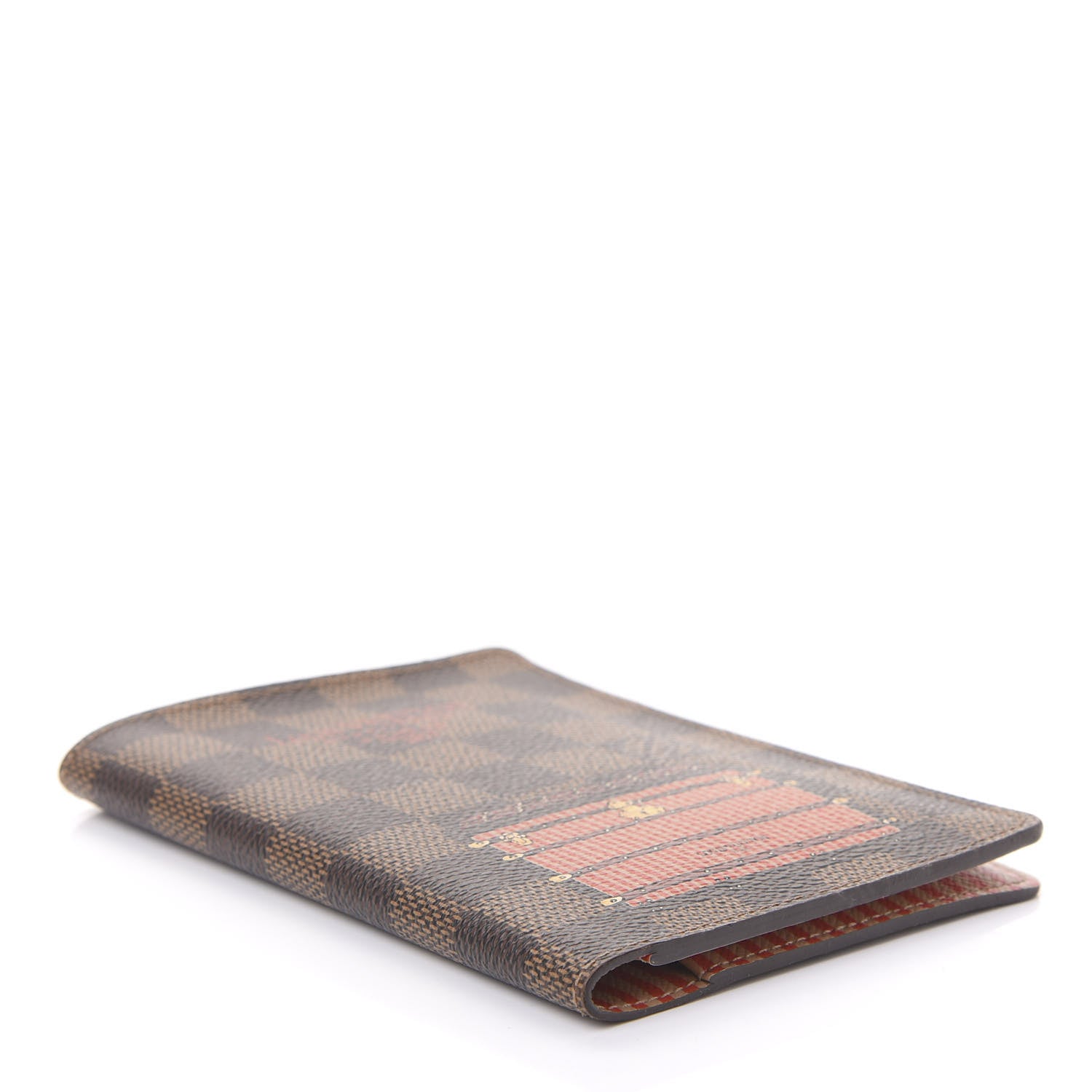 Louis Vuitton Damier Ebene Trunks and Locks Passport Cover 4 of 9
