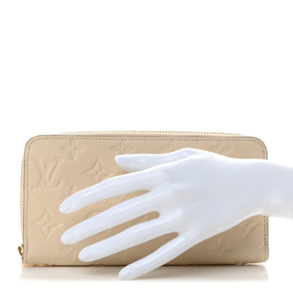 Louis Vuitton Empreinte Zippy Wallet Cream 2 of 7
