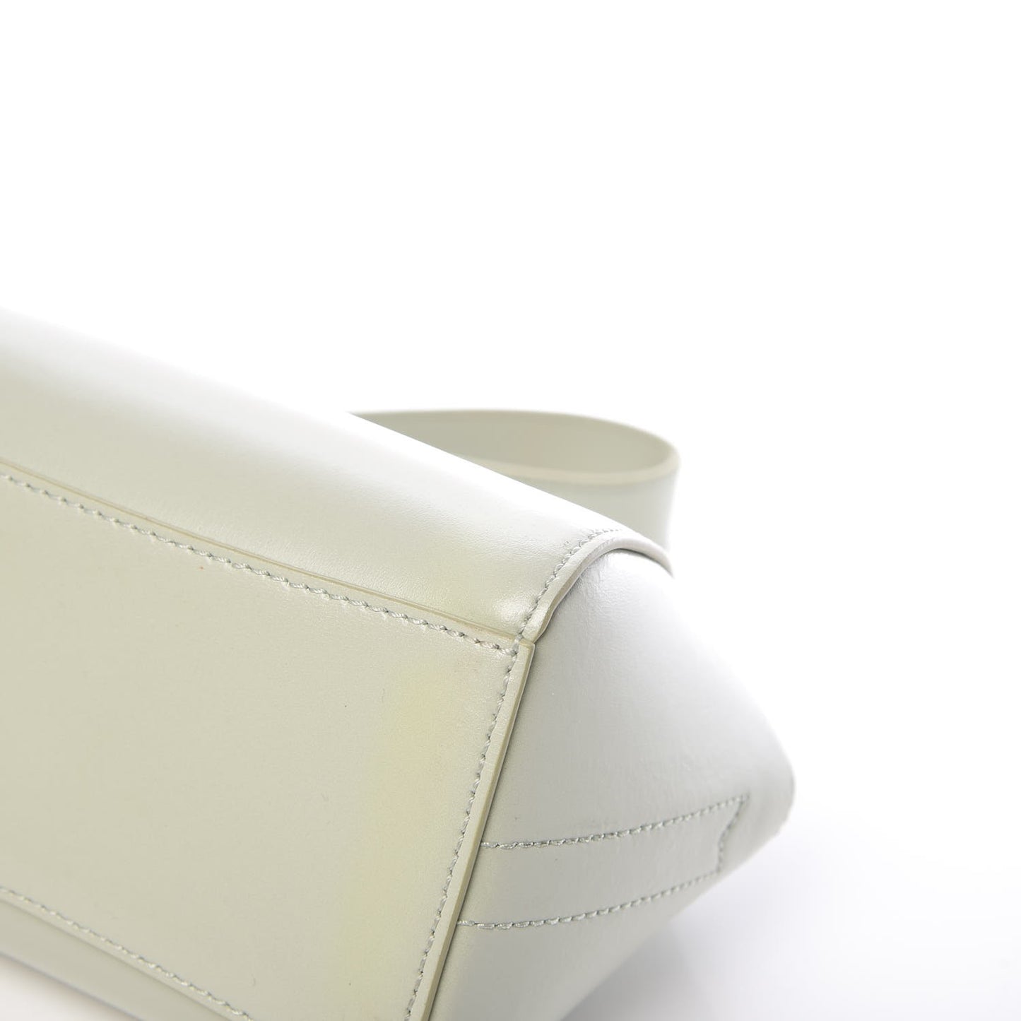 Shiny Lord Calfskin Antigona Wristlet Aqua Green