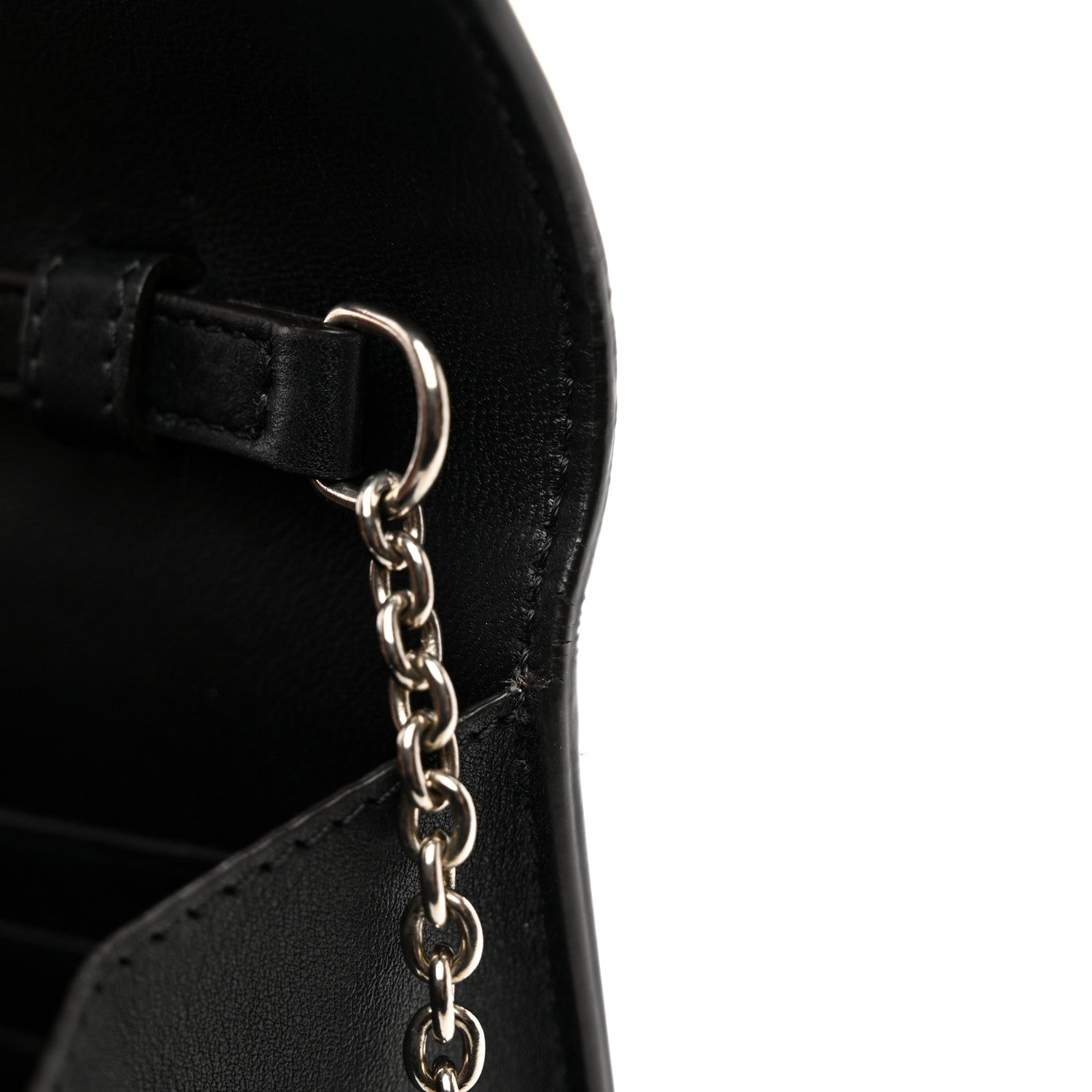 Celine Shiny Calfskin Clutch on a Chain Multicolor 10 of 12