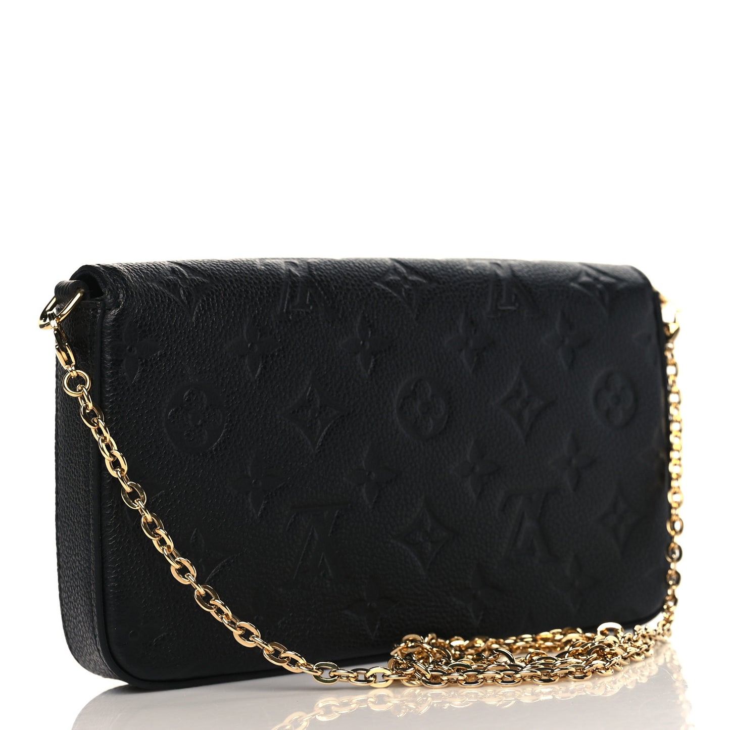 Empreinte Pochette Felicie Chain Wallet Black