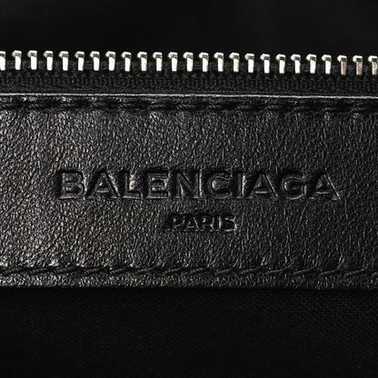 Balenciaga Chevre Silver Metallic Edge Hardware Velo Black 6 of 10