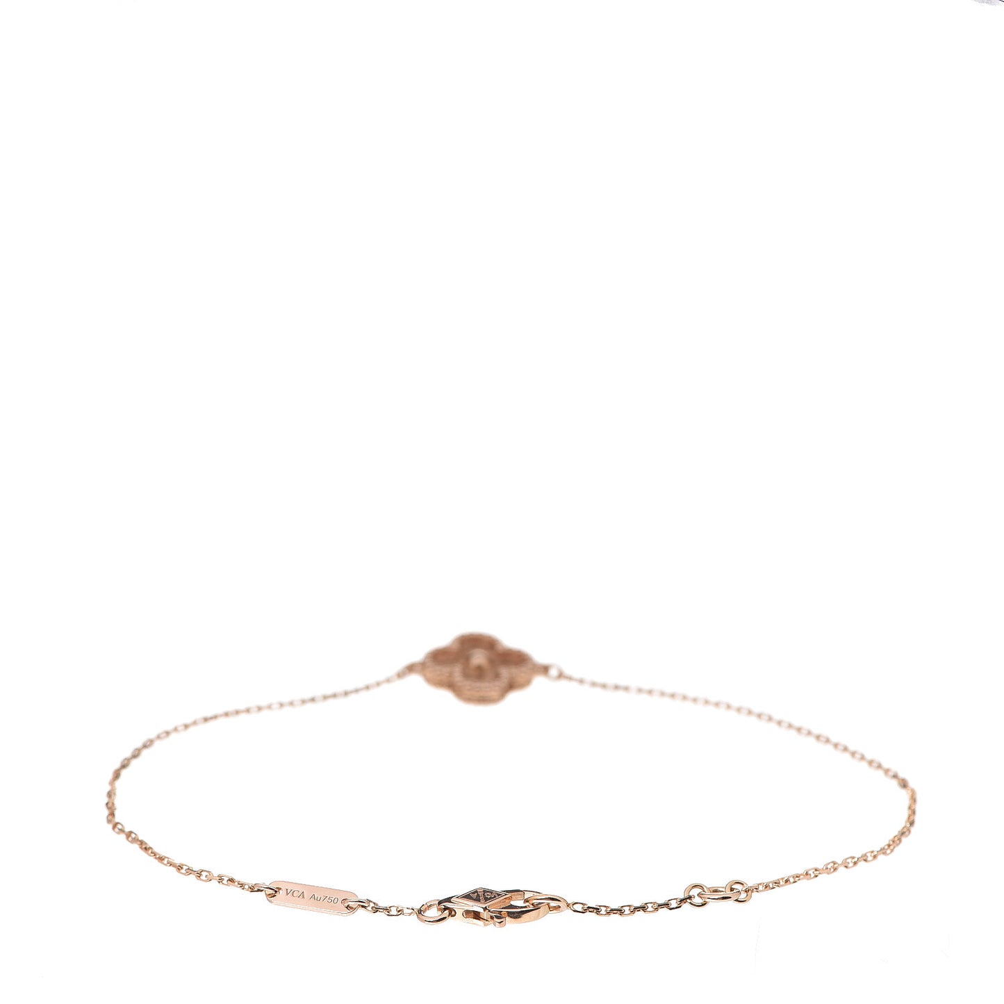 18K Rose Gold Sweet Alhambra Bracelet