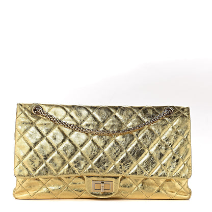 Chanel Metallic Aged Calfskin Quilted 2.55 Reissue 228 Flap Gold 2 of 16
