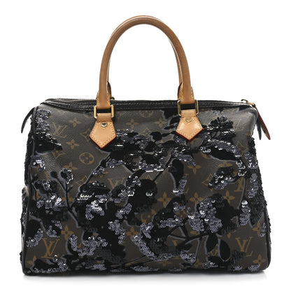 Louis Vuitton Monogram Fleur De Jais Sequins Speedy 30 1 of 11