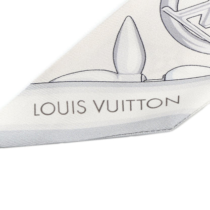 Louis Vuitton Silk Louisette BB Bandeau Silver 2 of 4