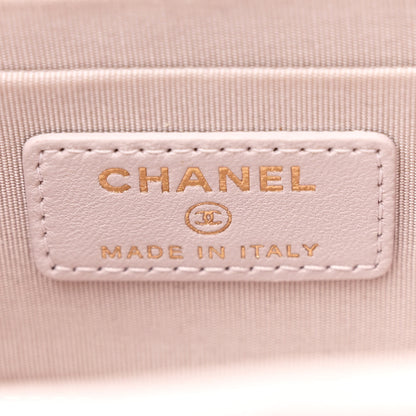 Chanel Lambskin Quilted Mini Trendy CC Clutch With Chain Lilac 6 of 11