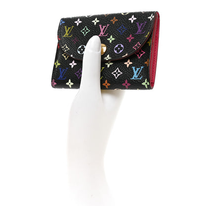 Louis Vuitton Monogram Multicolor Business Card Holder Black Grenade 2 of 7