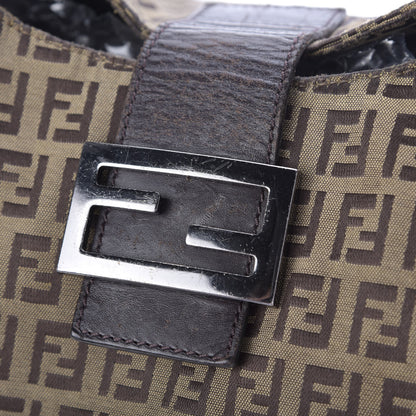 Fendi Zucchino Small Tote Dark Brown 11 of 17