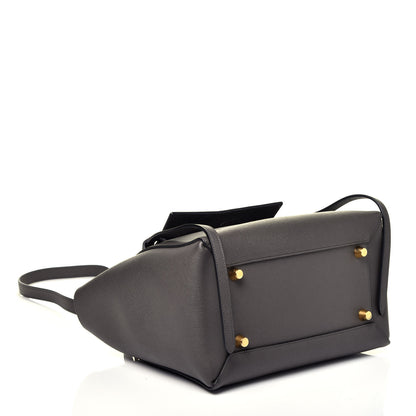 Celine Grained Calfskin Mini Belt Bag Grey 5 of 9