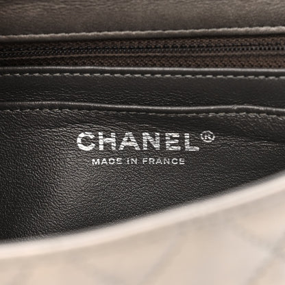 Chanel Metallic Calfskin Quilted Mini Rectangular Flap Ruthenium 6 of 14