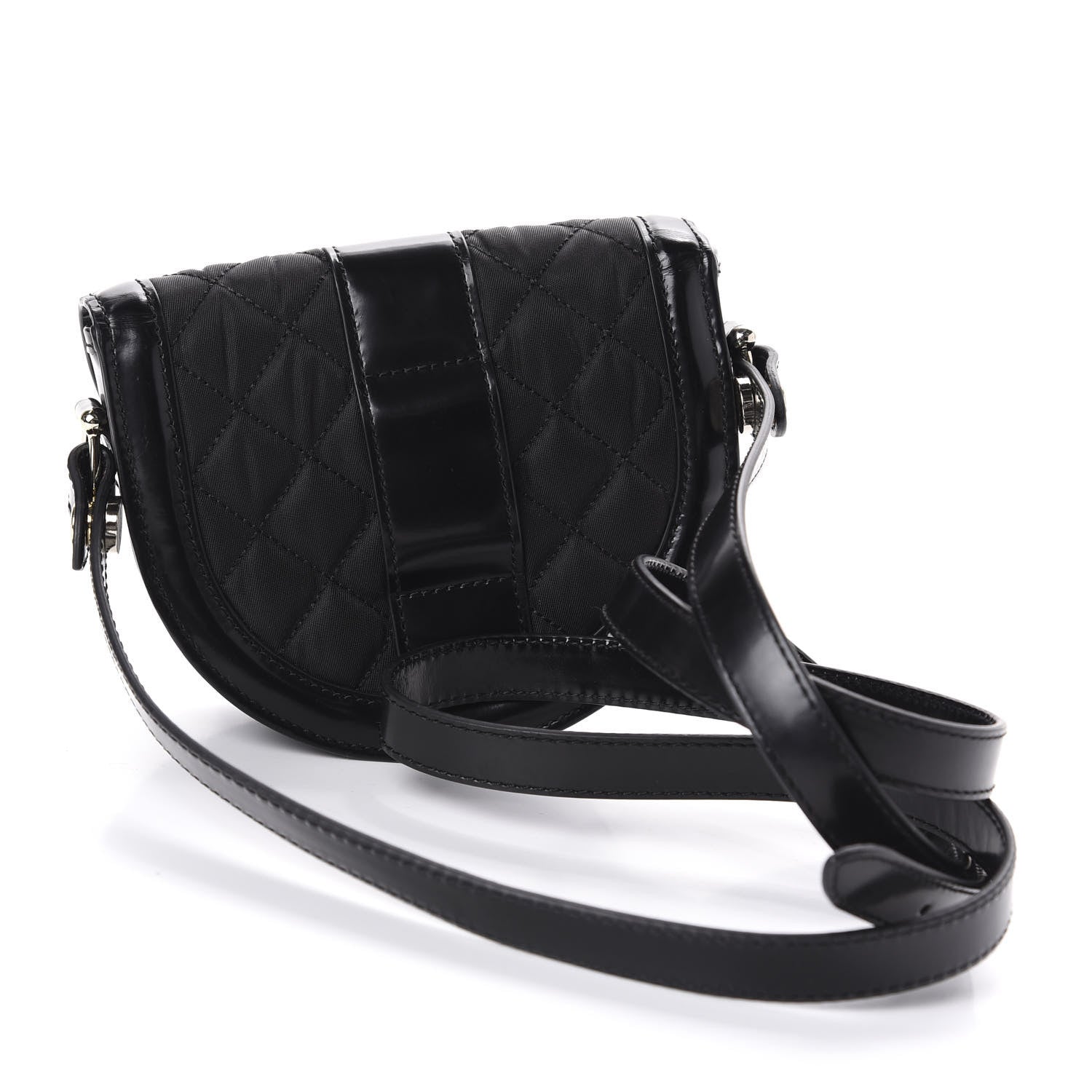 Burberry Nylon Quilted Crossbody Black 3 of 9