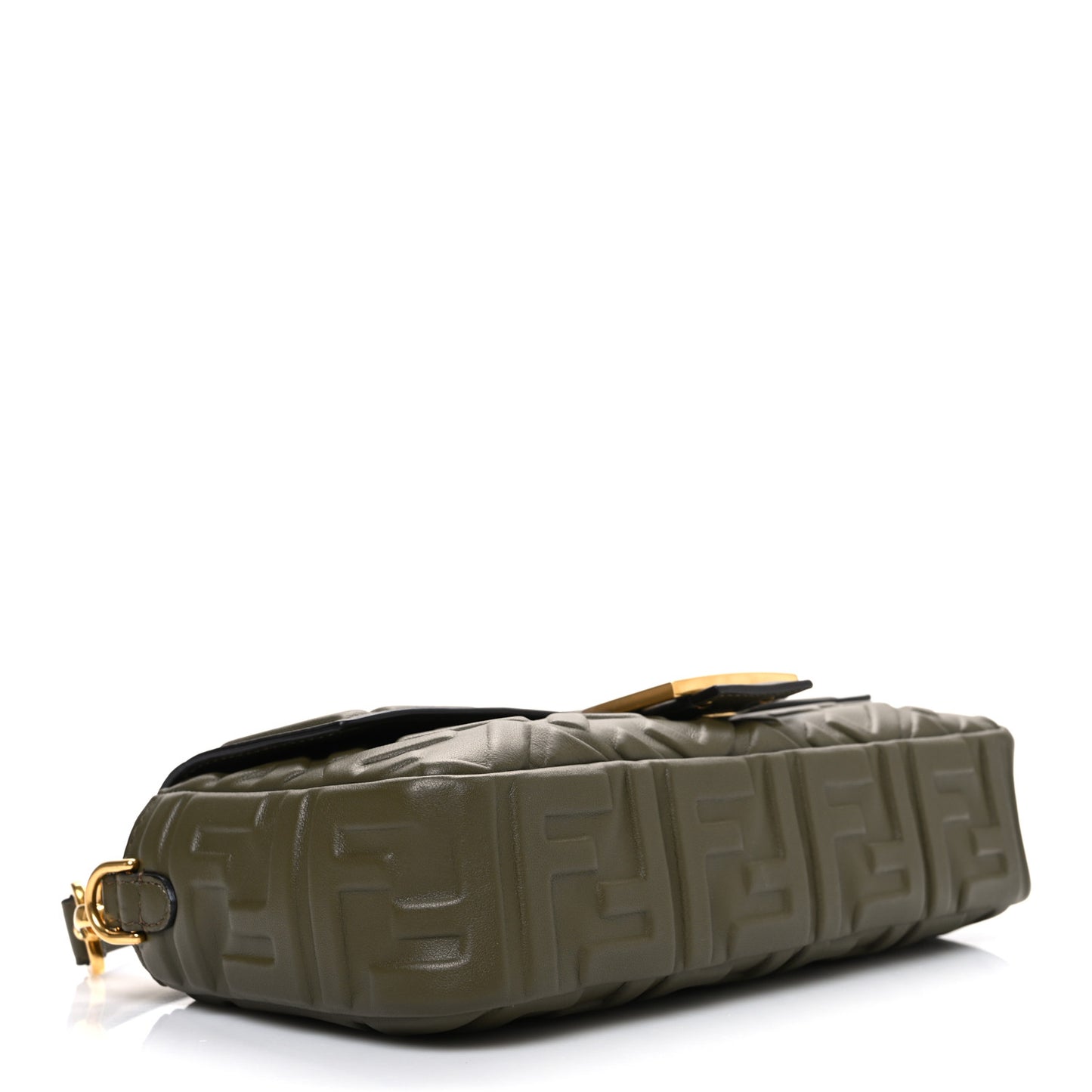 Nappa FF 1974 Embossed Baguette Avocado