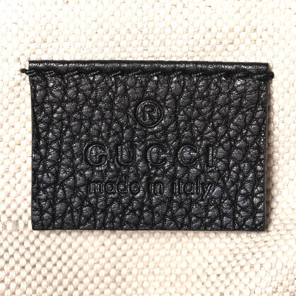 Gucci Grained Calfskin Logo Belt Bag Black 5 of 9