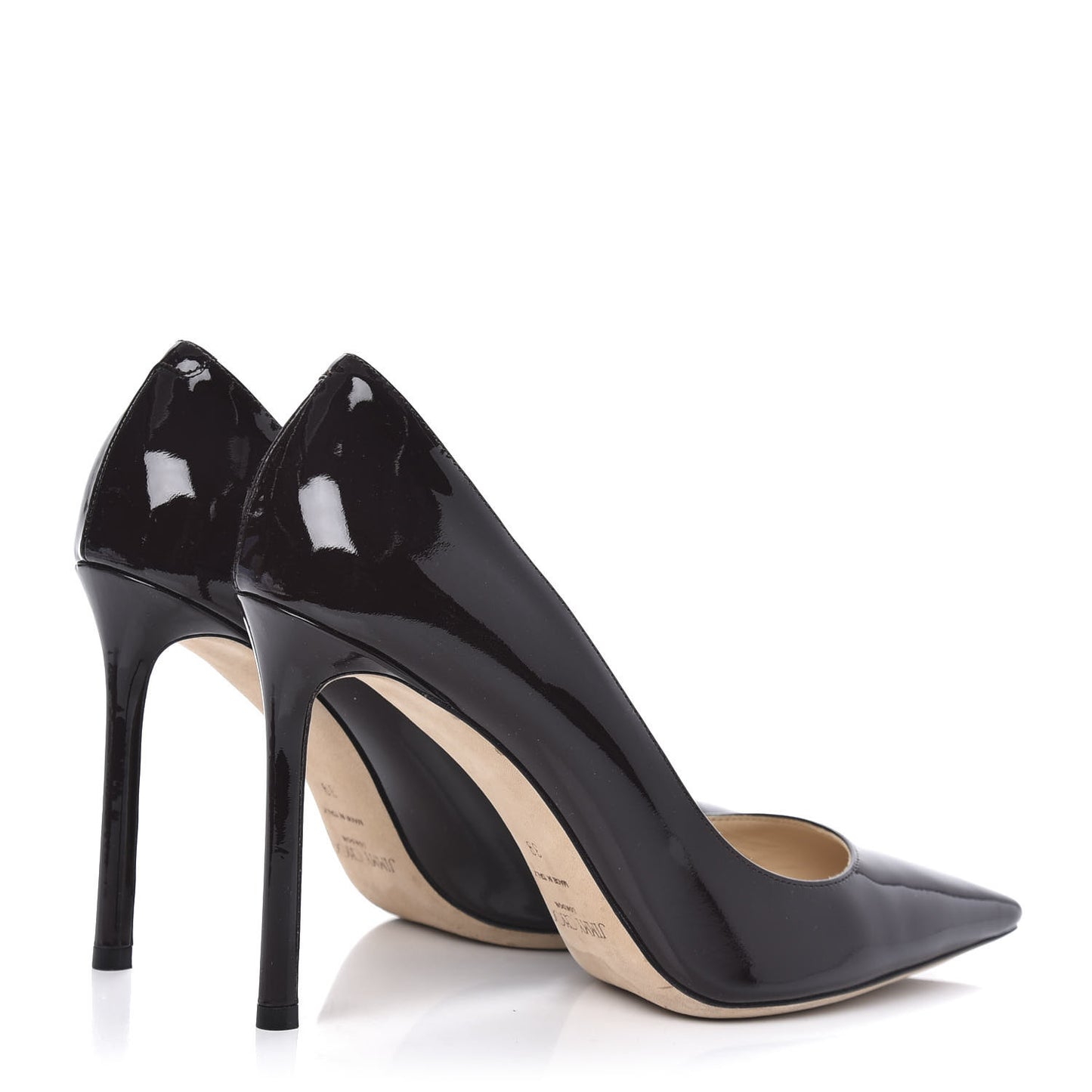Patent Pointy Toe Romy 100 Pumps 39 Black