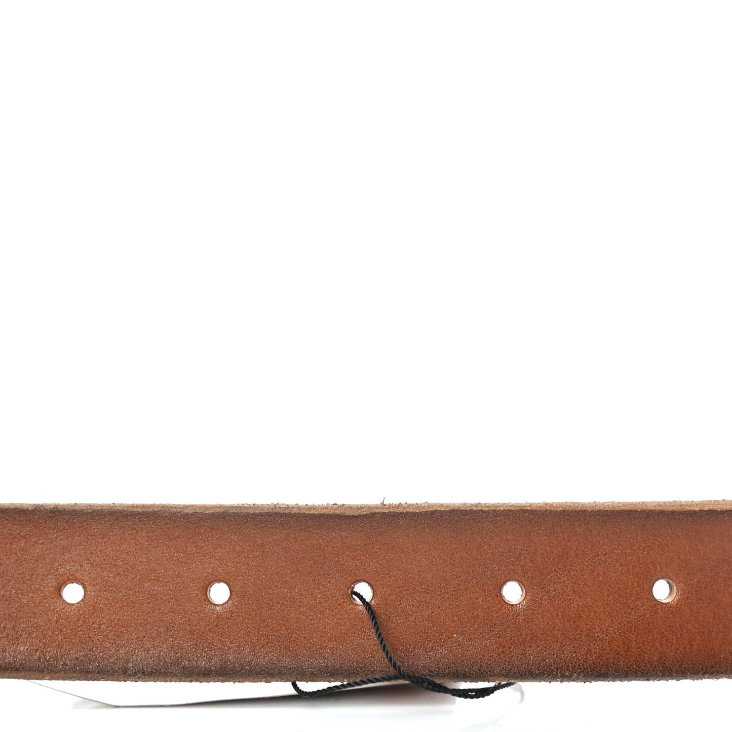 Calfskin Brass Feline Buckle Belt 95 38 Toscano