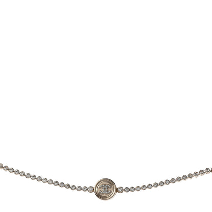 Chanel Crystal CC Chain Short Necklace Gold 1 of 5