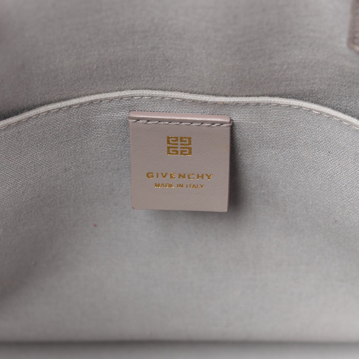 Givenchy Canvas Jacquard 4G Medium Chain Tote Stone Grey 6 of 10