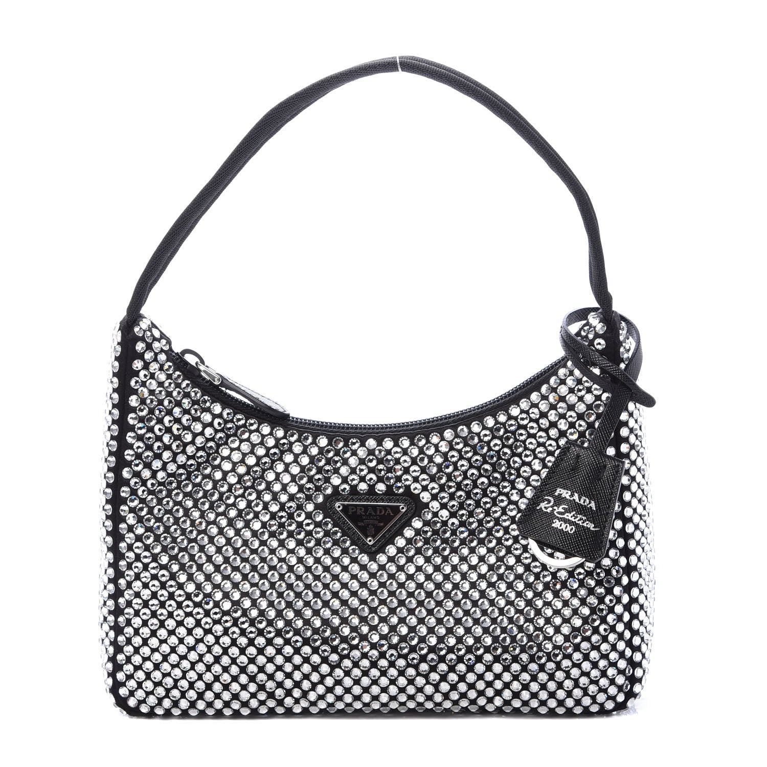 Prada Satin Crystal Mini Re-Edition 2000 Bag Cristal 1 of 10