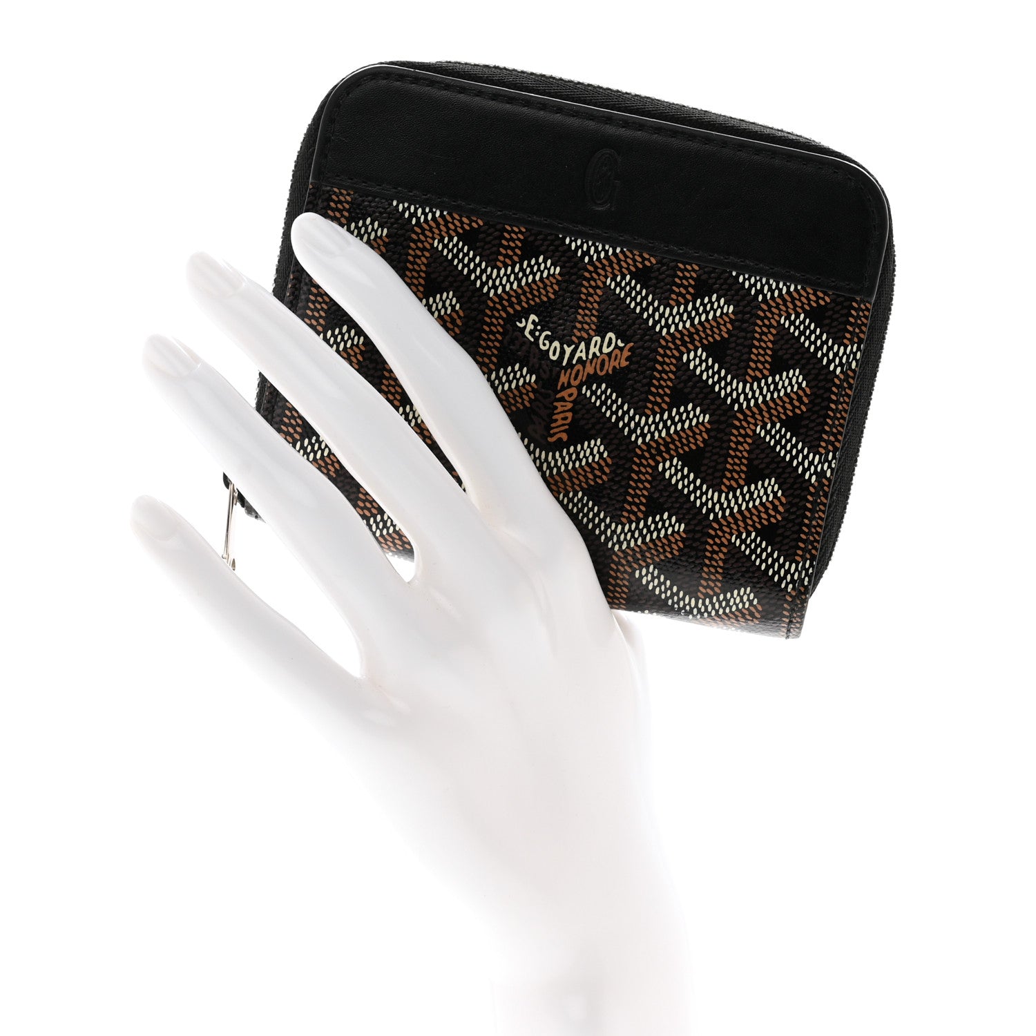 Goyard Goyardine Matignon PM Wallet Black 2 of 7