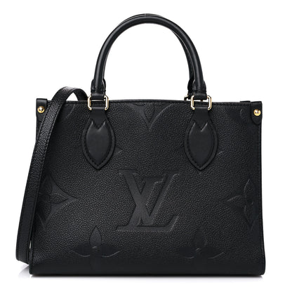 Louis Vuitton Empreinte Monogram Giant Onthego PM Black 1 of 16