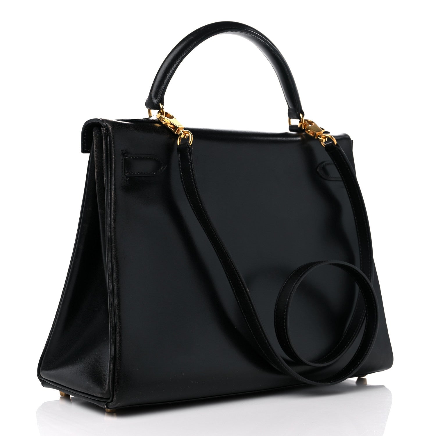 Hermes Box Kelly Retourne 32 Black 3 of 21