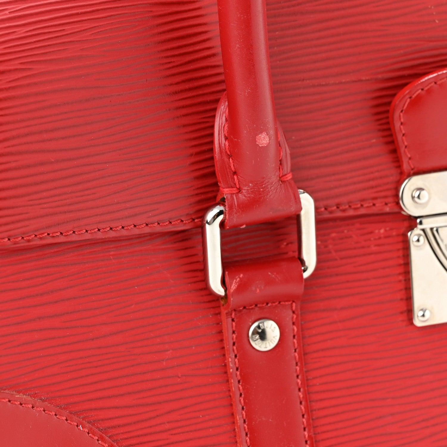 Louis Vuitton Epi Segur PM Castillan Red 14 of 15