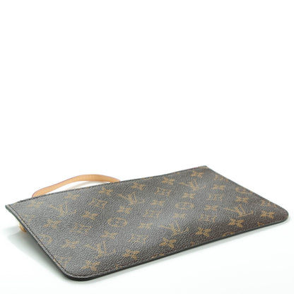 Louis Vuitton Monogram Neverfull MM GM Pochette Fuchsia 4 of 8