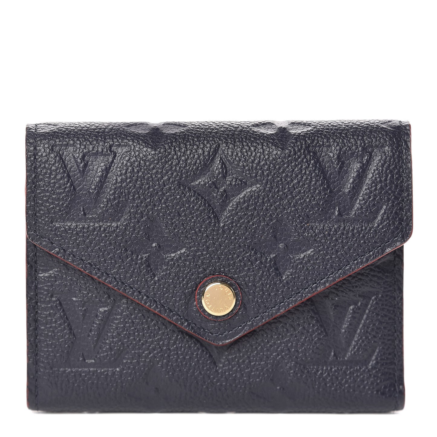 Empreinte Victorine Wallet Marine Rouge