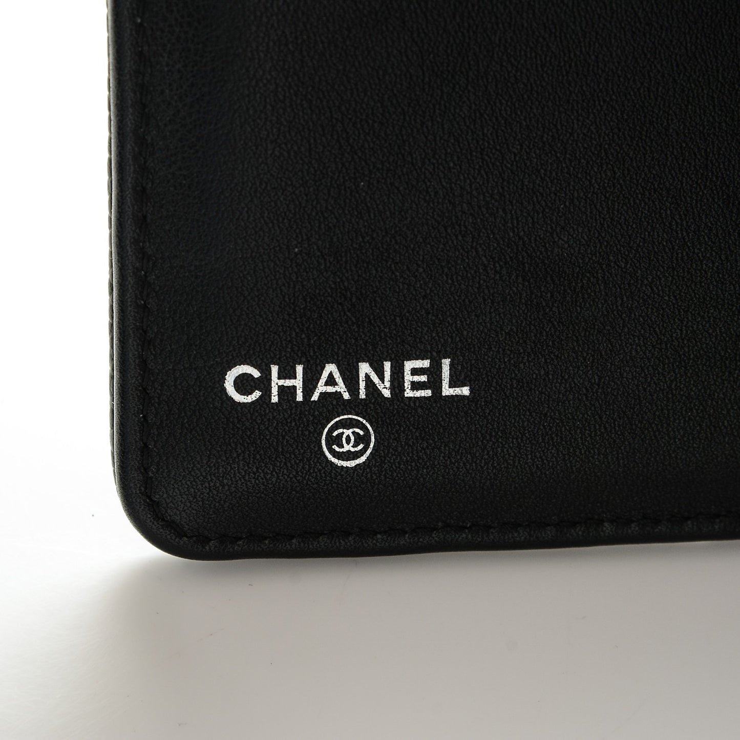 Caviar Timeless CC Zipped Pocket Wallet Black