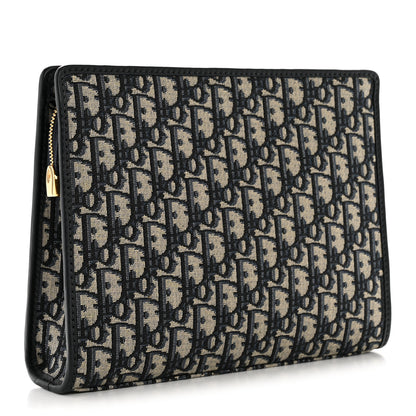 Christian Dior Oblique 30 Montaigne Pouch Blue 3 of 9
