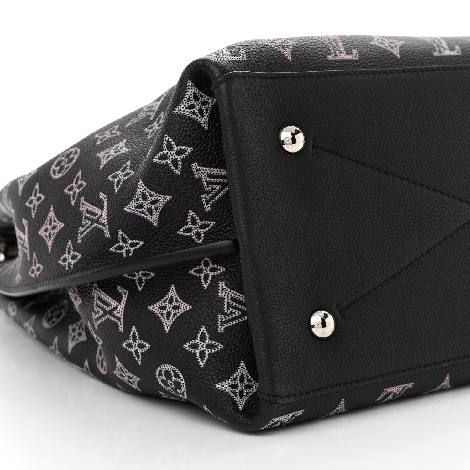 Louis Vuitton Mahina Carmel Hobo PM Black 8 of 9