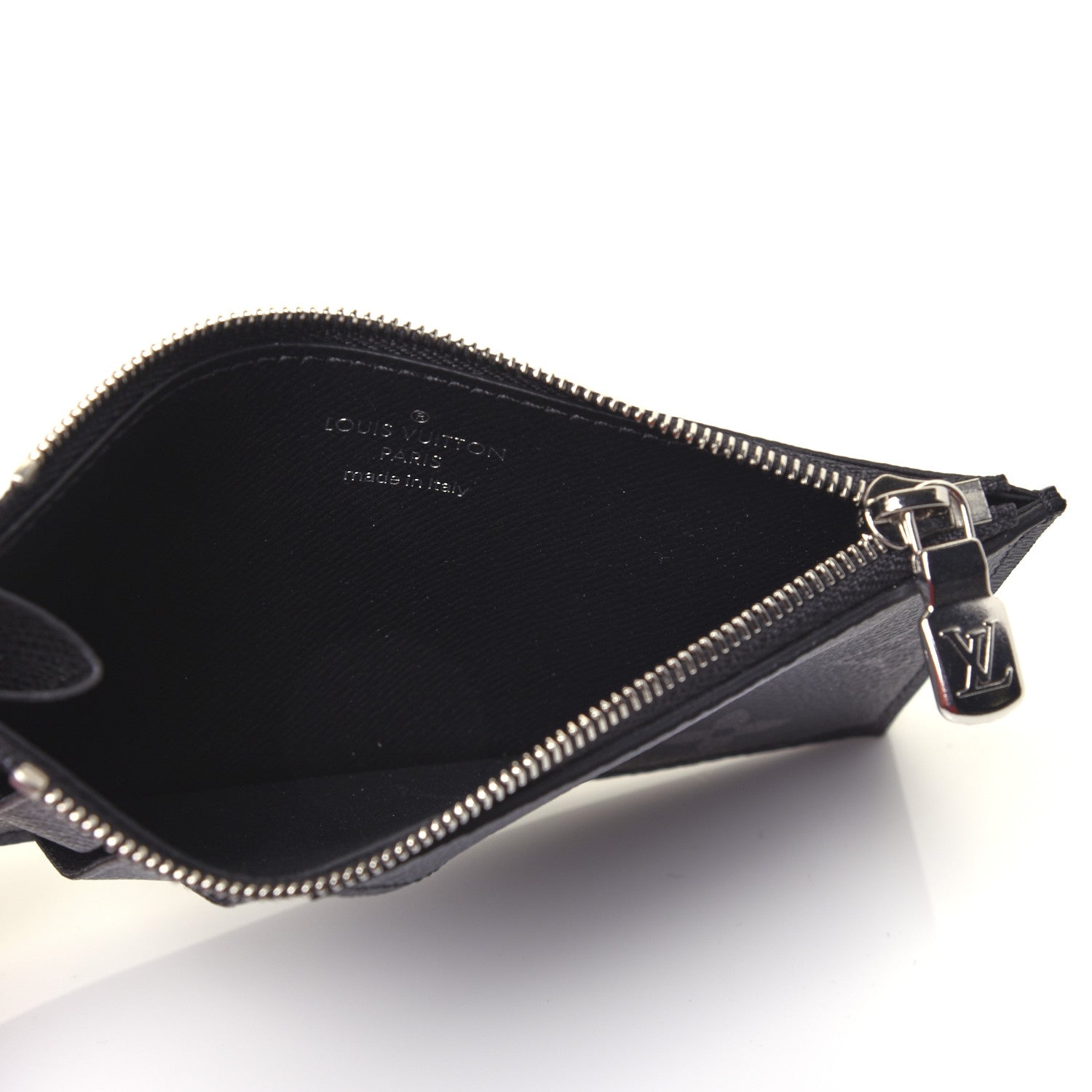 Louis Vuitton Monogram Eclipse Taiga Coin Card Holder 5 of 7