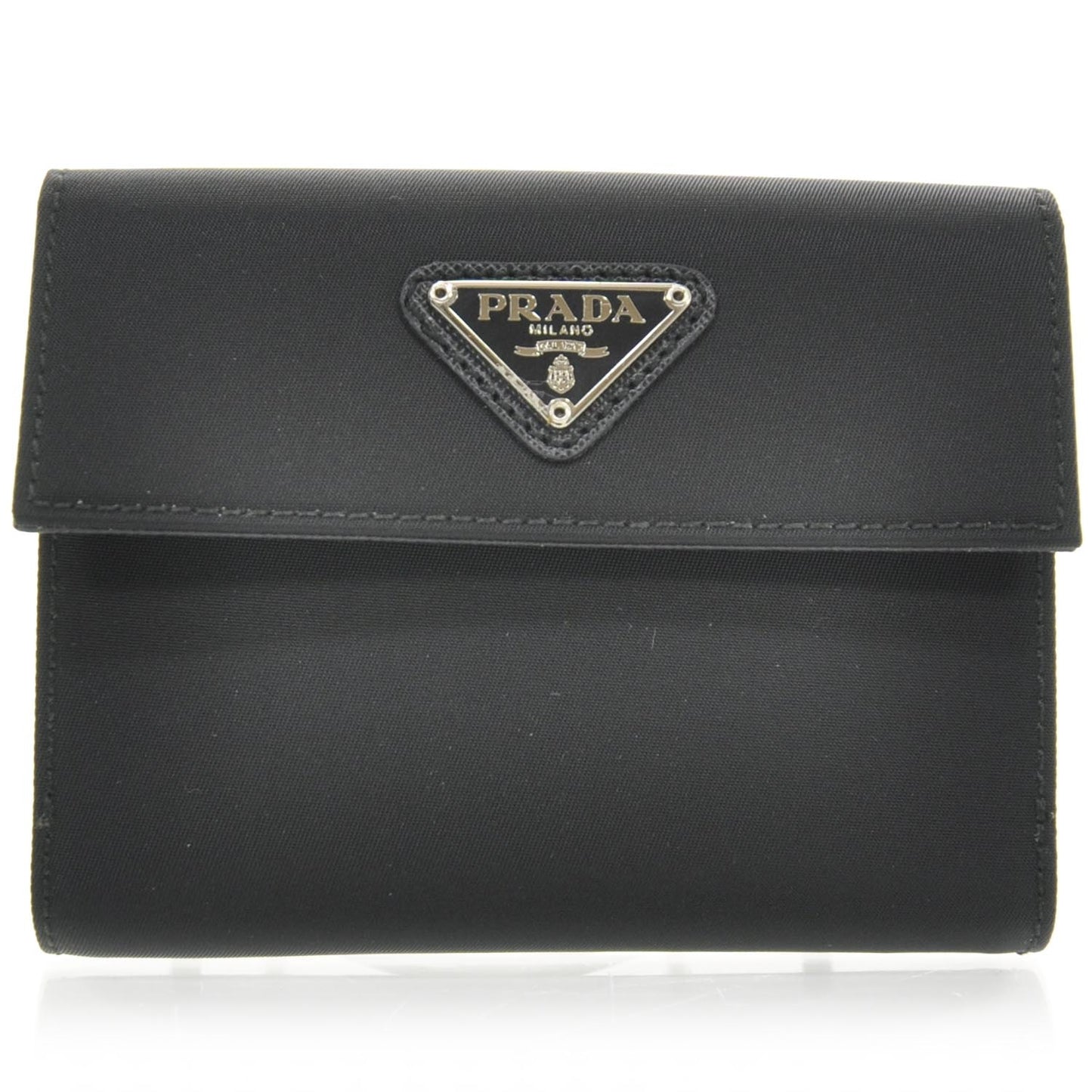 Tessuto Nylon Wallet Nero Black