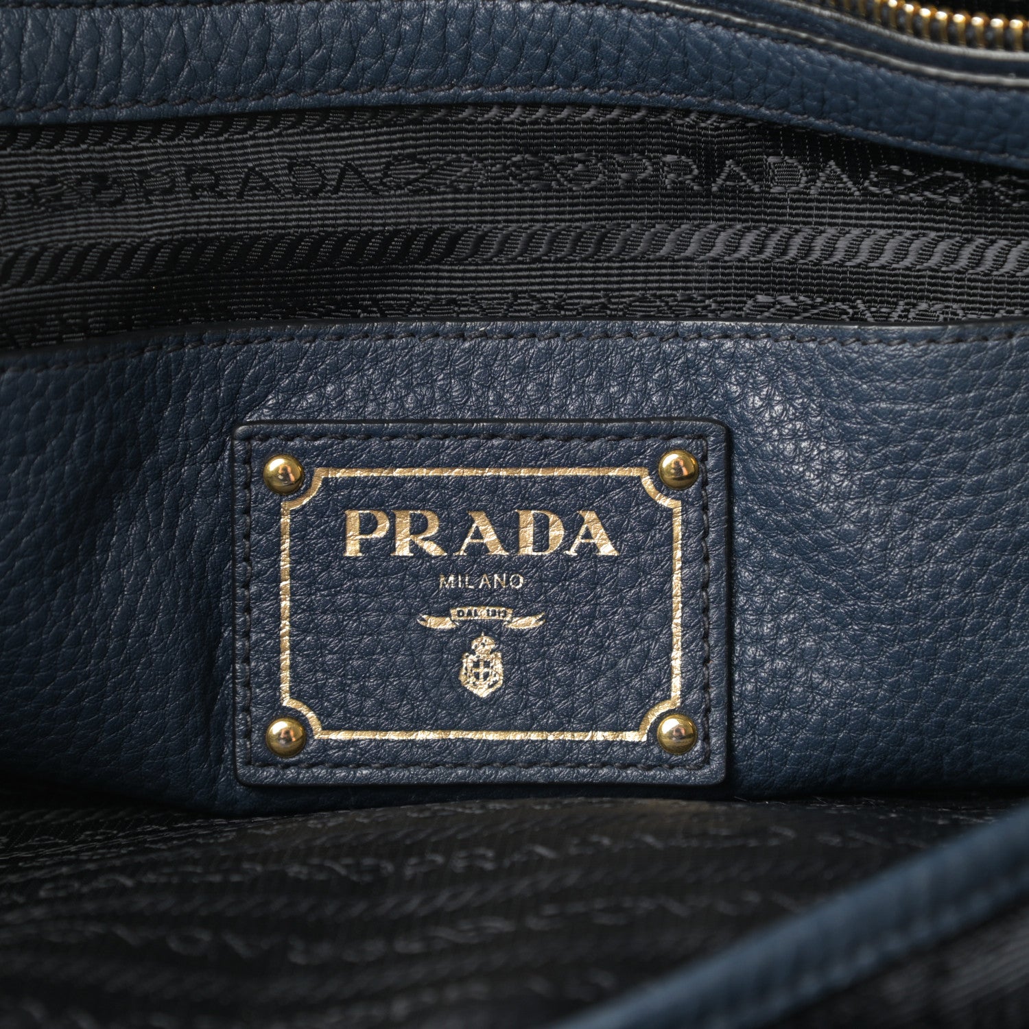 Prada Vitello Daino Shopping Tote Inchiostro 6 of 18