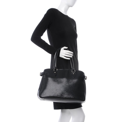 Louis Vuitton Epi Passy GM Black 2 of 9