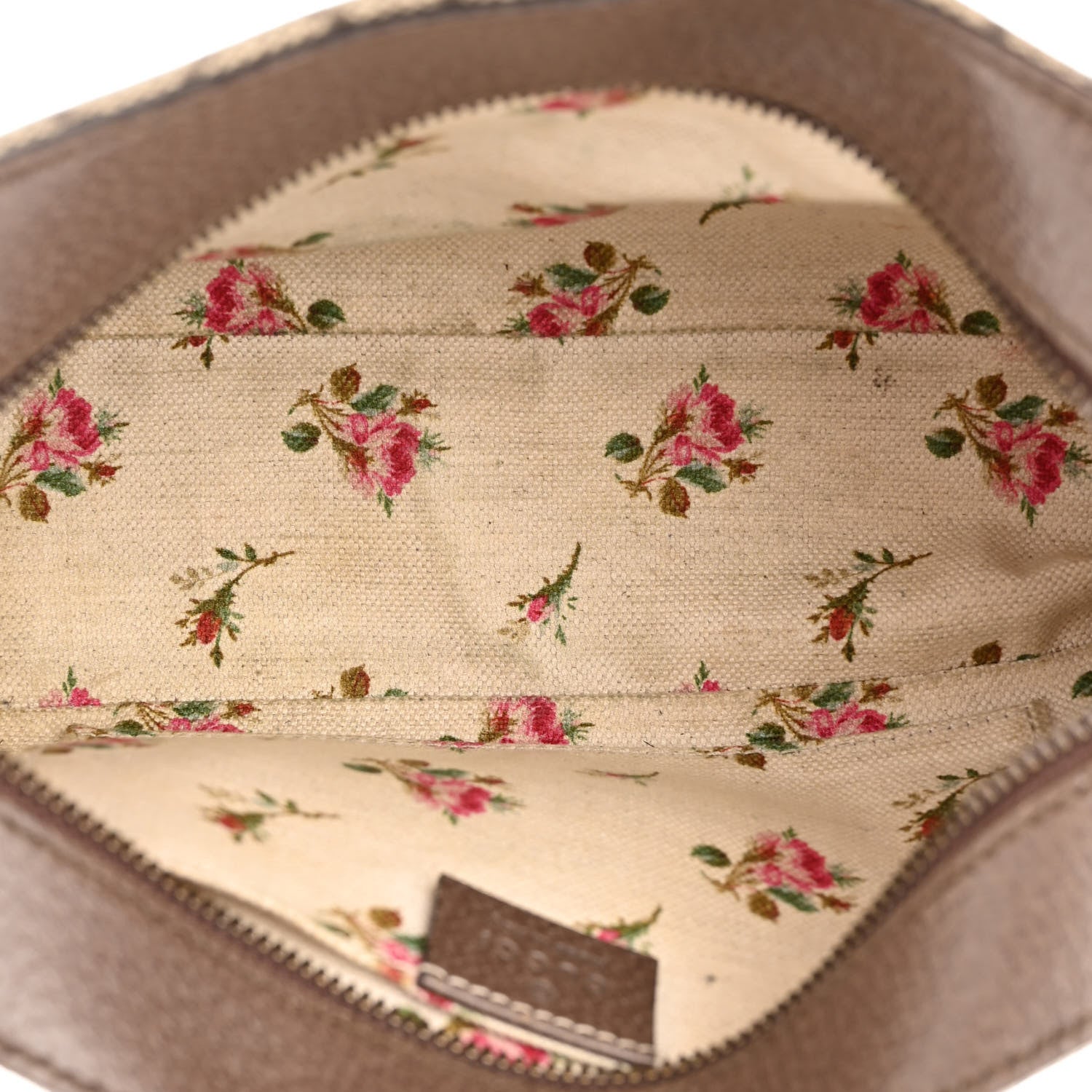 Gucci GG Supreme Monogram Web Neo Vintage Shoulder Bag Beige New Acero Crop 5 of 11