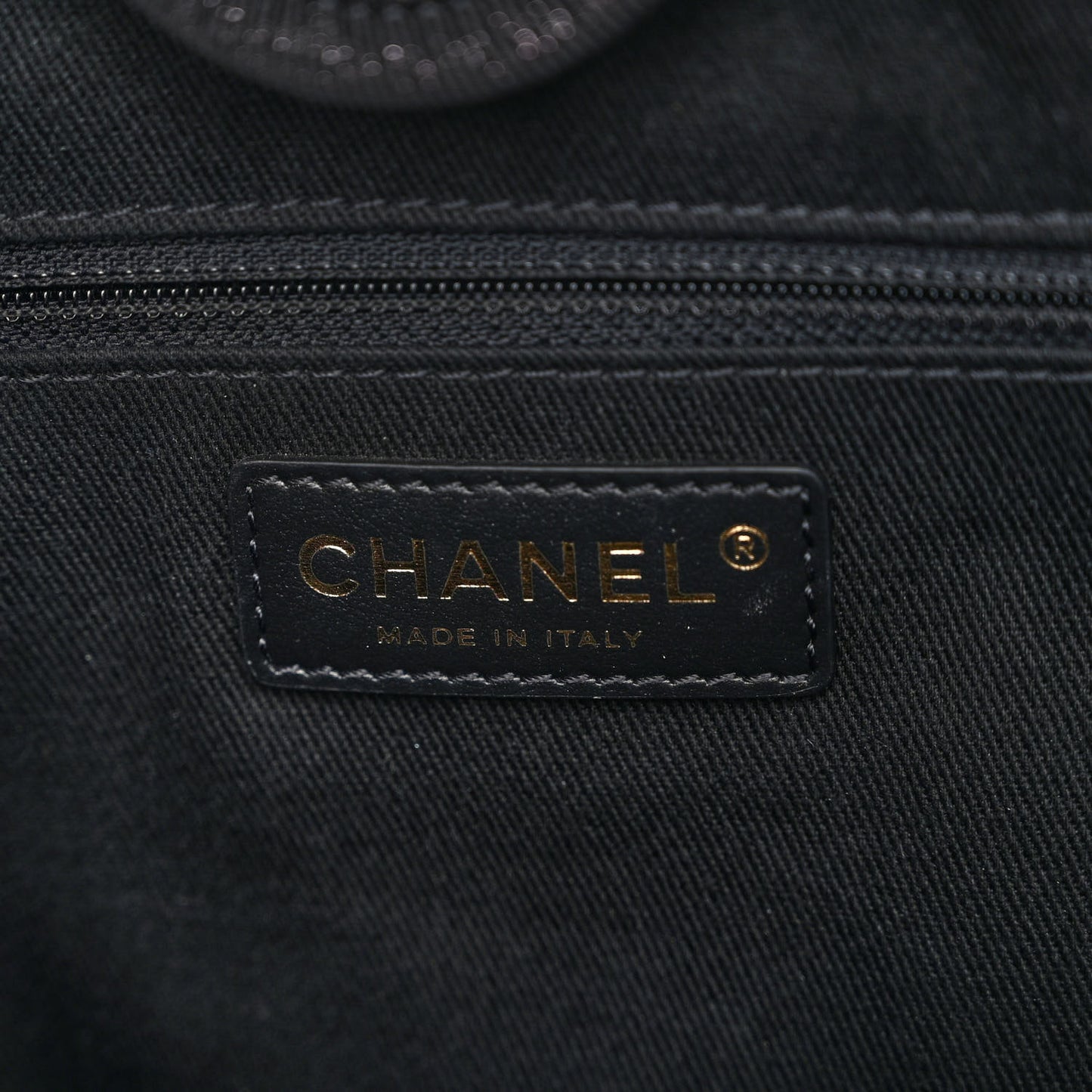 Lurex Boucle Small Deauville Tote Black