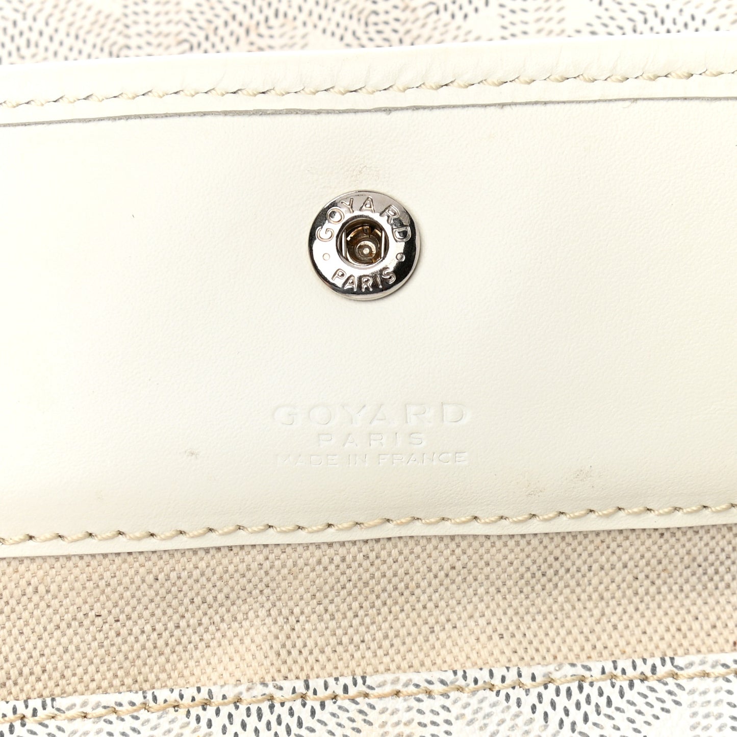 Goyardine Saint Louis GM White