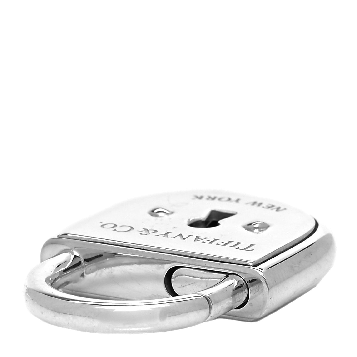 Tiffany Sterling Silver Arc Lock Charm Pendant 4 of 5