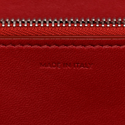 Celine Box Calfskin Medium Classic Box Flap Bag Red 7 of 10