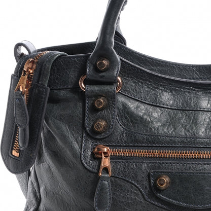 Balenciaga Agneau Giant 12 Rose Gold Hardware Town Anthracite 3 of 9