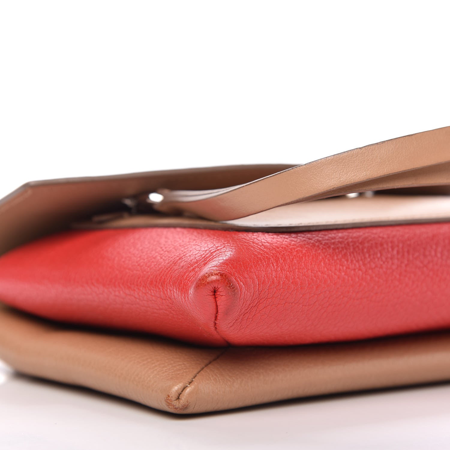 Givenchy Calfskin Duetto Crossbody Beige Red 6 of 9