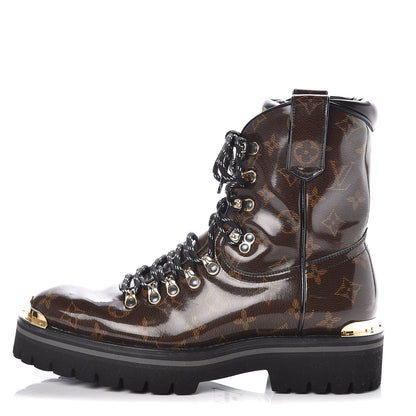 Louis Vuitton Monogram Glaze Mens Outland Ankle Boots 7.5 Ebene 1 of 8