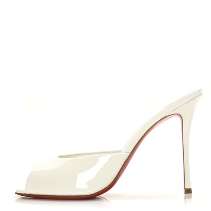 Christian Louboutin Patent Me Dolly 100 Sandals 40 White 1 of 7