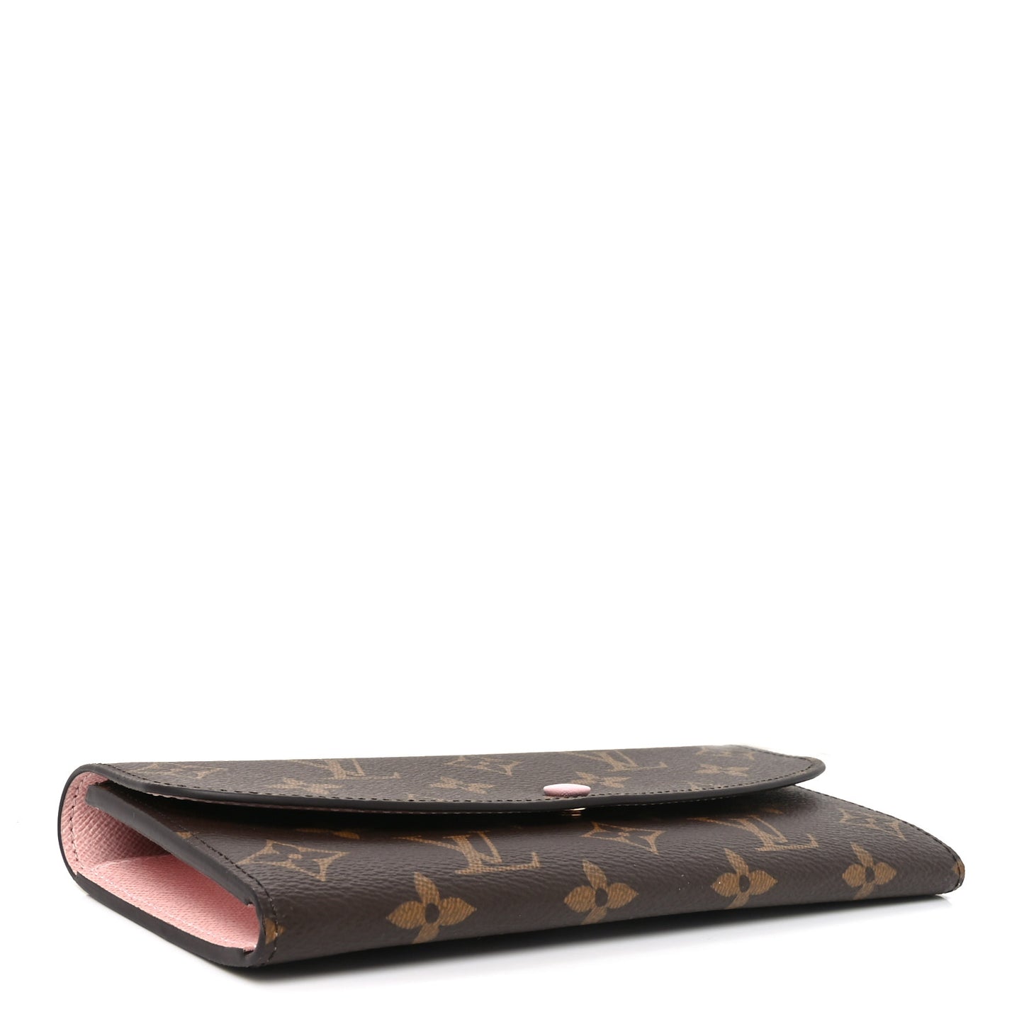 Monogram Emilie Wallet Rose Ballerine