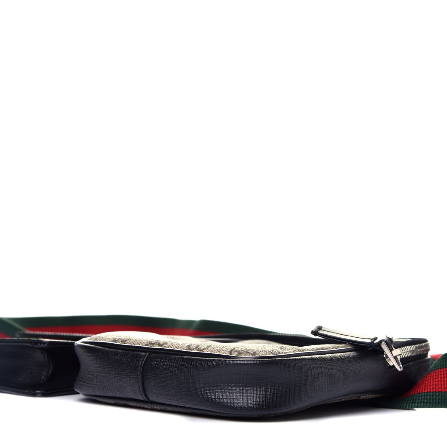 Gucci GG Supreme Monogram Web Belt Bag Black 10 of 10